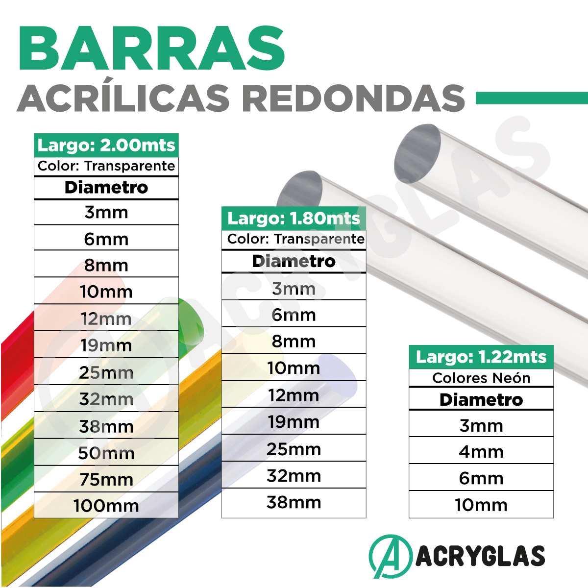 Barras Redondas